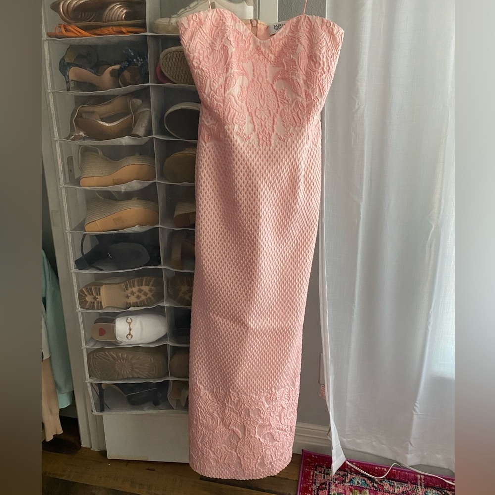 Light Pink Badgley Mischka Vintage Gown